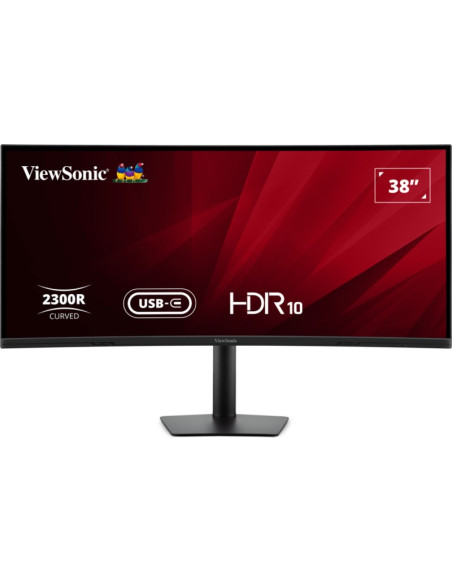Viewsonic Va3820C Monitor Komputerowy 96,5 Cm (38") 3840 X 1600 Px Wide Quad Hd+ Led Czarny