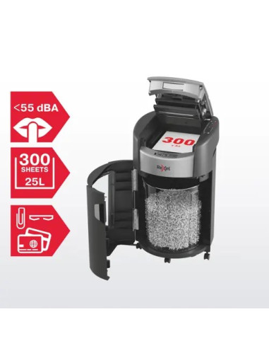 Niszczarka Rexel Shredmax Autofeed+ 300M, P5, 300 Kartek, 25 L Kosz