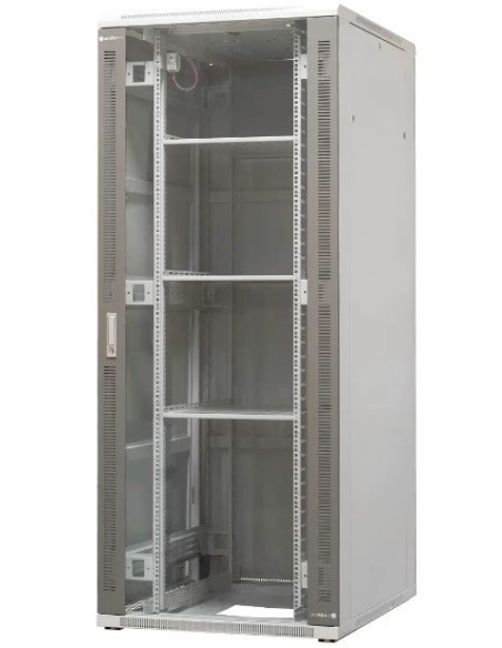 Emiternet Szafa Ramowa Stojąca 42U, Drzwi Przód Blacha/Szkło, 800X1000X1980Mm (Szer./Gł./Wys.)