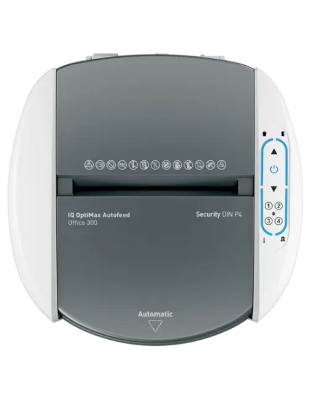 Niszczarka Leitz Iq Optimax Autofeed 300, P4, 300 Kartek, 25 L Kosz