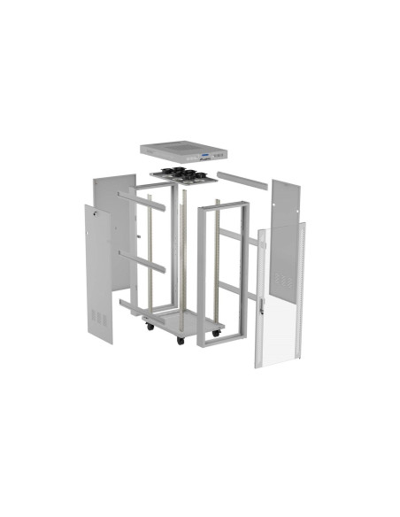 Lanberg Szafa Stojąca Rack 19" 42U 600X1000 Szara