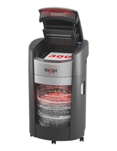 Niszczarka Rexel Shredmax Autofeed+ 300X, P4, 300 Kartek, 25 L Kosz