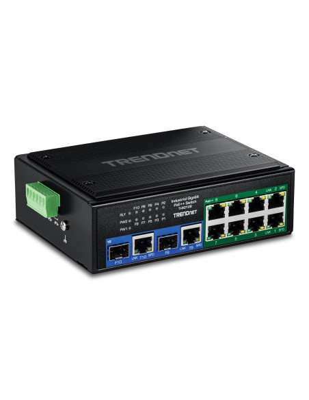 Switch Trendnet 10-Port Przemysłowy Gigabit 400W