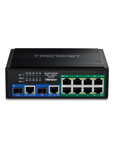 Switch Trendnet 10-Port Przemysłowy Gigabit 400W