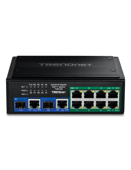 Switch Trendnet 10-Port Przemysłowy Gigabit 400W