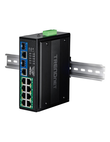 Switch Trendnet 10-Port Przemysłowy Gigabit 400W