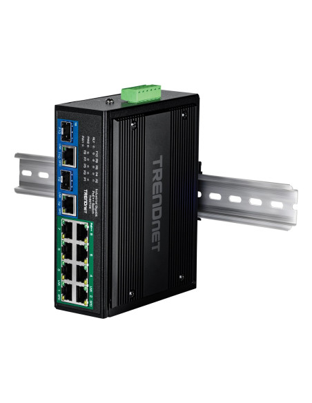 Switch Trendnet 10-Port Przemysłowy Gigabit 400W