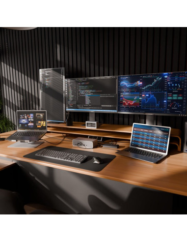 Targus Dock230Euz Stacja Dokująca Przewodowa Thunderbolt 5 Srebrny