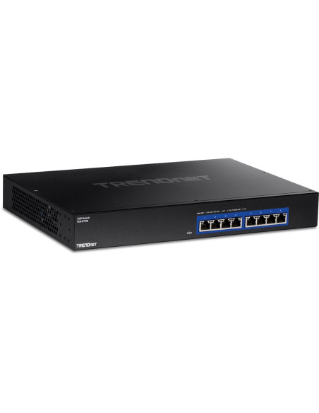 Switch Trendnet Teg S708 - 8 X 100/1000/2.5G/5G/10Gbase-T - Biurko, Do Montażu W Szafie