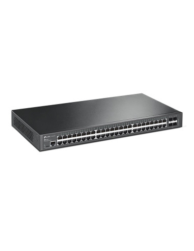 Tp-Link Jetstream Tl-Sg3452 Przełącznik Sieciowy Zarządzany L2 Gigabit Ethernet (10/100/1000) 1U Czarny