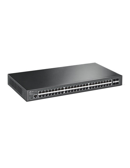 Tp-Link Jetstream Tl-Sg3452 Przełącznik Sieciowy Zarządzany L2 Gigabit Ethernet (10/100/1000) 1U Czarny