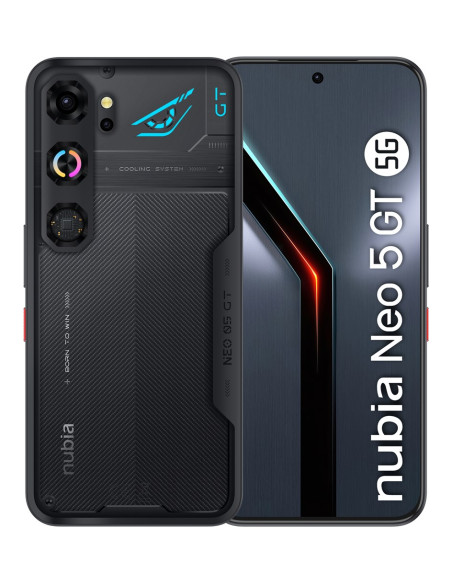 Zte Nubia Nbneo5Gtgblk Smartfon 17,3 Cm (6.8") Hybrid Dual Sim Android 16.0 5G Usb Type-C 12 Gb 256 Gb 6210 Mah Czarny