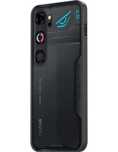 Zte Nubia Nbneo5Gtgblk Smartfon 17,3 Cm (6.8") Hybrid Dual Sim Android 16.0 5G Usb Type-C 12 Gb 256 Gb 6210 Mah Czarny