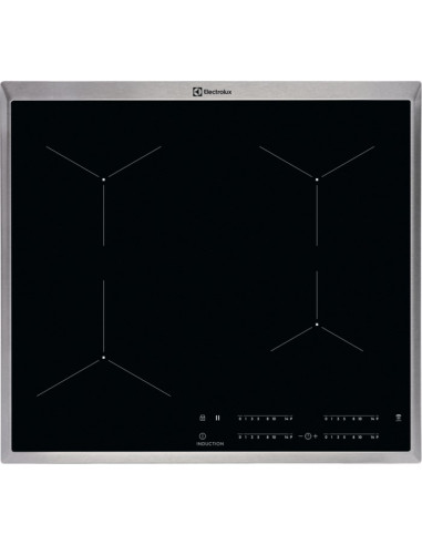 Electrolux Eit60443X Czarny Wbudowany Płyta Indukcyjna Strefowa 4 Stref(Y)