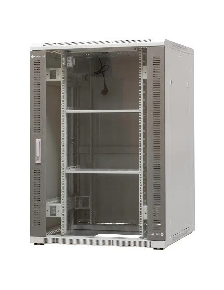 Emiternet Szafa Ramowa Stojąca 24U, Drzwi Przód Blacha/Szkło, 800X800X1180Mm (Szer./Gł./Wys.)