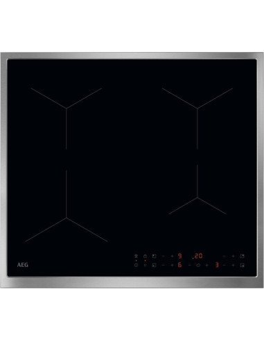 Aeg Tn64Ia00Xb Czarny Wbudowany 60 Cm Płyta Indukcyjna Strefowa 4 Stref(Y)