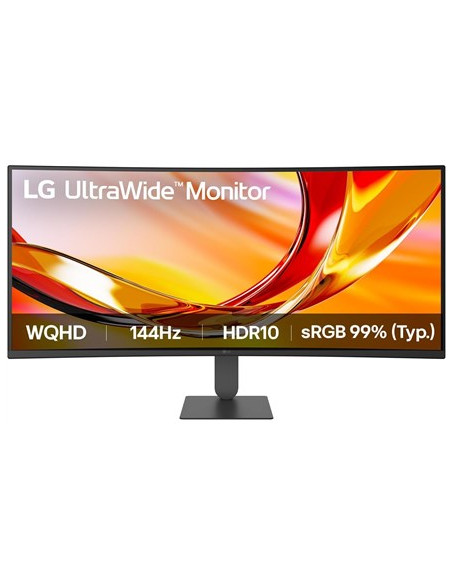 Lg 34U620B-B Monitor Komputerowy 86,4 Cm (34") 3440 X 1440 Px Wide Quad Hd Led Czarny