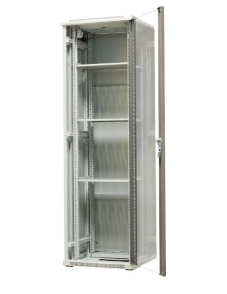 Emiternet Szafa Ramowa Stojąca 42U, Drzwi Przód Blacha/Szkło, 600X600X1980Mm (Szer./Gł./Wys.)