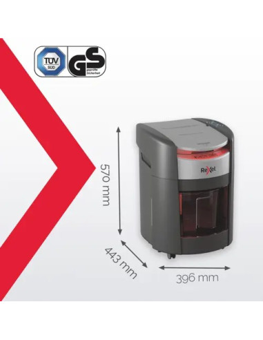 Niszczarka Rexel Shredmax Autofeed+ 150X, P4, 150 Kartek, 15 L Kosz