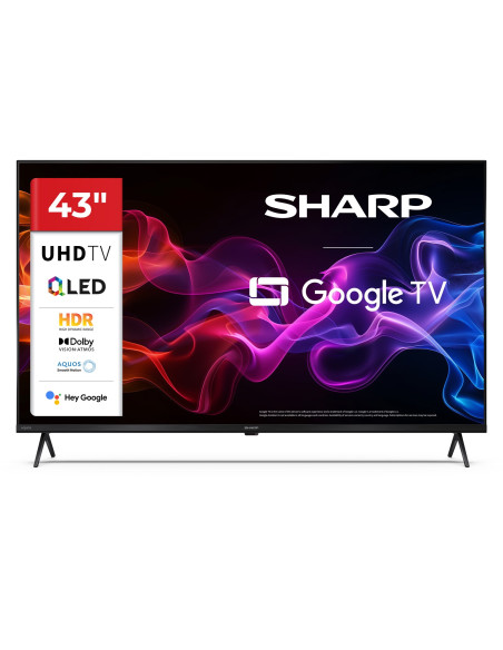 Sharp 43Hp5265E Telewizor 109,2 Cm (43") 4K Ultra Hd Smart Tv Wi-Fi Czarny