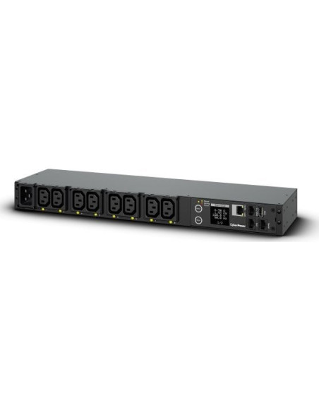 Cyberpower Pdu41005 Rozdzielacz Zasilania Pdu 8 X Gniazdo Sieciowe 1U Czarny