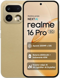 Realme 16 Pro 5G 8/512Gb Master Gold