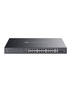 Tp-Link Omada Es228Gmp Łącza Sieciowe Zarządzany L2 Gigabit Ethernet (10/100/1000) Obsługa Poe Czarny