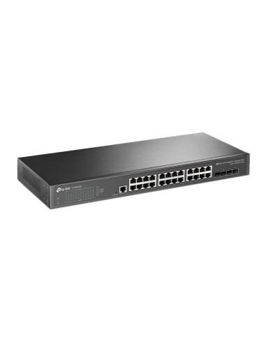 Tp-Link Jetstream Tl-Sg3428X Przełącznik Sieciowy Zarządzany L2+/L3 Gigabit Ethernet (10/100/1000) 1U Czarny