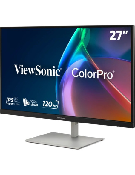 Viewsonic Vp Series Vp2766-2K Monitor Komputerowy 68,6 Cm (27") 2560 X 1440 Px Quad Hd Led Srebrny, Czarny