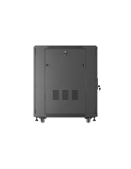 Lanberg Szafa Stojąca 19" 18U 600X800 Czarna