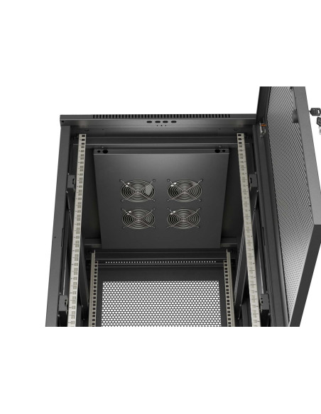 Lanberg Szafa Stojąca 19" 18U 600X800 Czarna