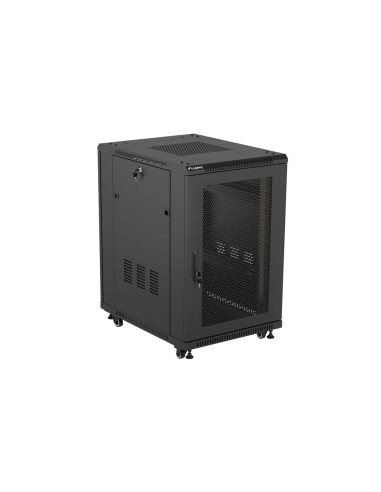 Lanberg Szafa Stojąca 19" 18U 600X800 Czarna