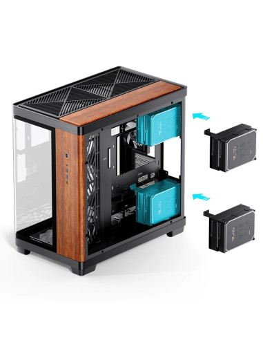 Jonsbo Tk-4 Wood Tower Czarny, Drewno