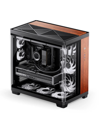 Jonsbo Tk-4 Wood Tower Czarny, Drewno