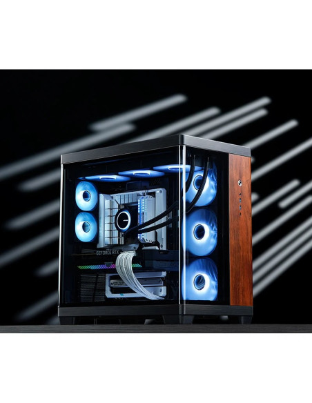 Jonsbo Tk-4 Wood Tower Czarny, Drewno