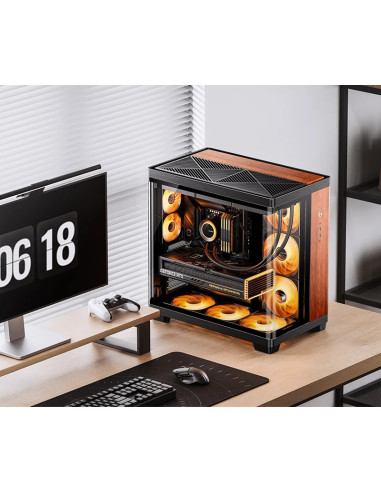 Jonsbo Tk-4 Wood Tower Czarny, Drewno