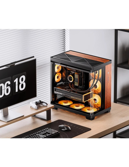 Jonsbo Tk-4 Wood Tower Czarny, Drewno