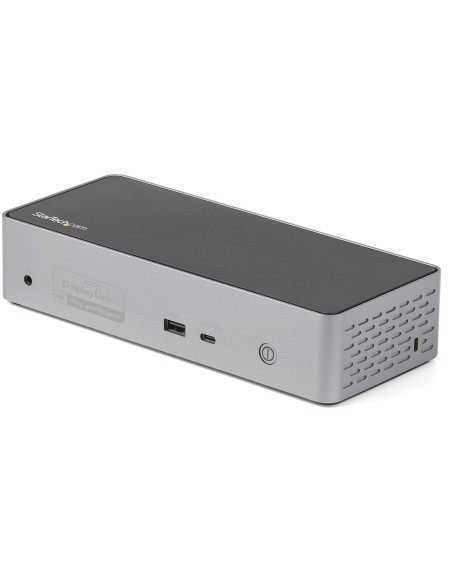 Startech.com Dk31C4Dppdue Stacja Dokująca Przewodowa Usb 3.2 Gen 2 (3.1 Gen 2) Type-C Czarny, Szary