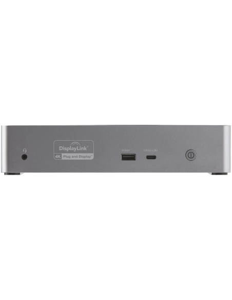 Startech.com Dk31C4Dppdue Stacja Dokująca Przewodowa Usb 3.2 Gen 2 (3.1 Gen 2) Type-C Czarny, Szary