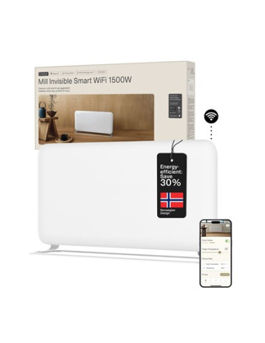 Mill Wifi Panel Heater | Pa1500Wifi4A | Panel Heater | 1500 W | Suitable For Rooms Up To 18-22 M2 | White | Ipx4