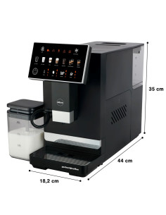 Eldom Ekspres Ciśnieniowy Automatyczny Eca10 20 Bar 7 Automatycznych Programów 1400W Pojemniki Mleko 075 L Woda 1,5 L 2