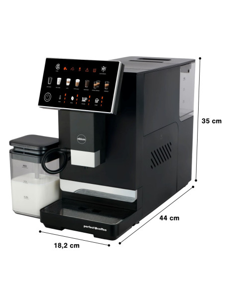 Eldom Ekspres Ciśnieniowy Automatyczny Eca10 20 Bar 7 Automatycznych Programów 1400W Pojemniki Mleko 075 L Woda 1,5 L