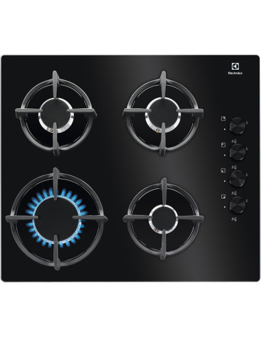 Electrolux Kgg6407K Czarny Wbudowany 60 Cm Gaz 4 Stref(Y)