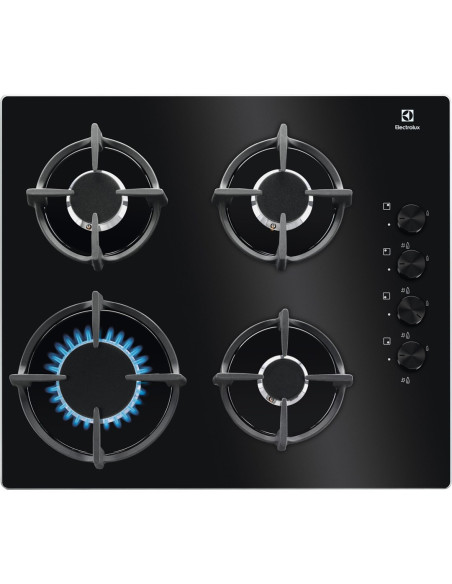 Electrolux Kgg6407K Czarny Wbudowany 60 Cm Gaz 4 Stref(Y)