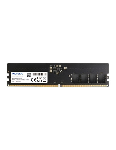 Adata Premier Moduł Pamięci 16 Gb 1 X 16 Gb Ddr5 288-Pin Dimm Korekcja Ecc