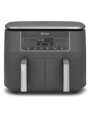 Ninja Dz300Eu Frytkownica Podwójny 7,6 L Autonomiczny 2470 W Frytkownica Na Gorące Powietrze Szary