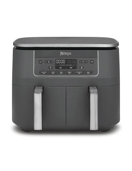 Ninja Dz300Eu Frytkownica Podwójny 7,6 L Autonomiczny 2470 W Frytkownica Na Gorące Powietrze Szary
