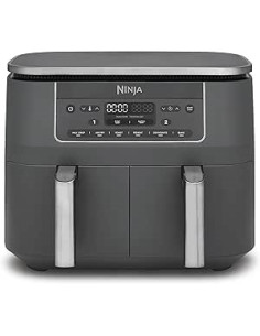Ninja Dz300Eu Frytkownica Podwójny 7,6 L Autonomiczny 2470 W Frytkownica Na Gorące Powietrze Szary 2