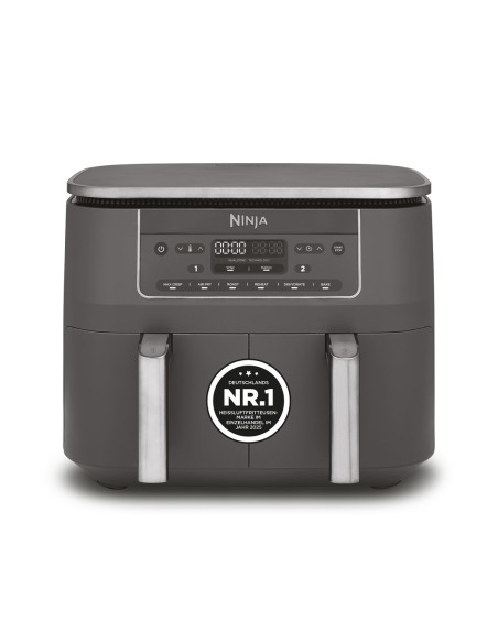 Ninja Dz300Eu Frytkownica Podwójny 7,6 L Autonomiczny 2470 W Frytkownica Na Gorące Powietrze Szary