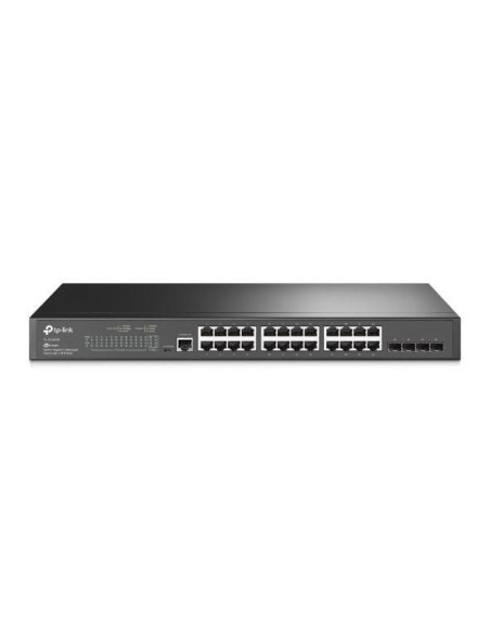 Tp-Link Omada Sg3428 Łącza Sieciowe Zarządzany L2/L3 Gigabit Ethernet (10/100/1000) 1U Czarny